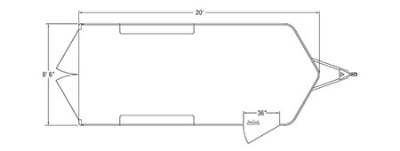 Sundowner Sportman Gooseneck Trailer Floorplan