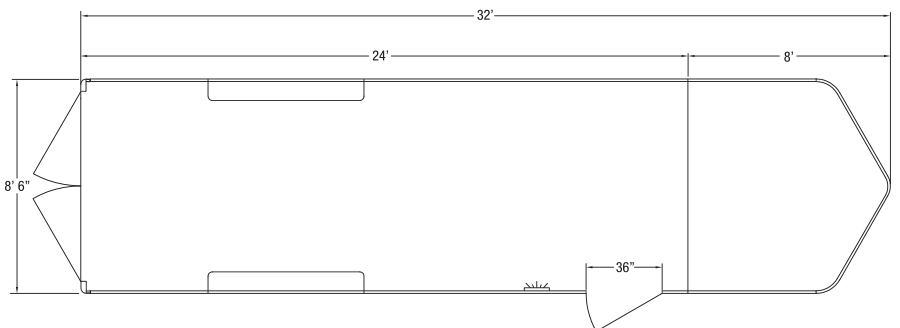 Sundowner Cargo Gooseneck Trailer Floorplan