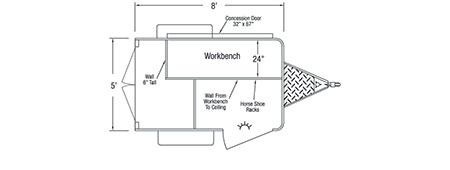 Sundowner Sportman Bumper Pull Trailer Floorplan