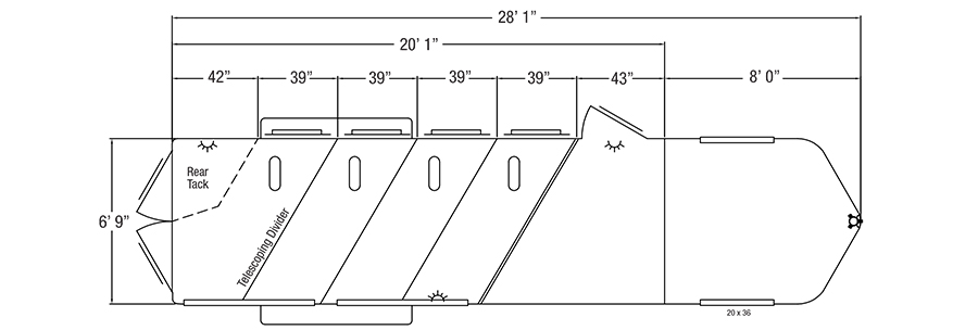 Sundowner Sportman Gooseneck Trailer Floorplan