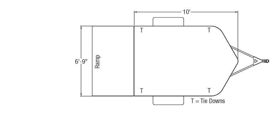 Sundowner Sportman Bumper Pull Trailer Floorplan