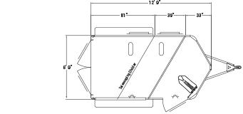Sundowner Sportman Bumper Pull Trailer Floorplan