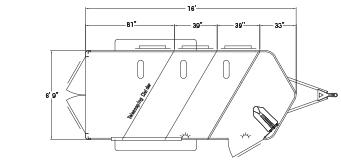 Sundowner Sportman Bumper Pull Trailer Floorplan