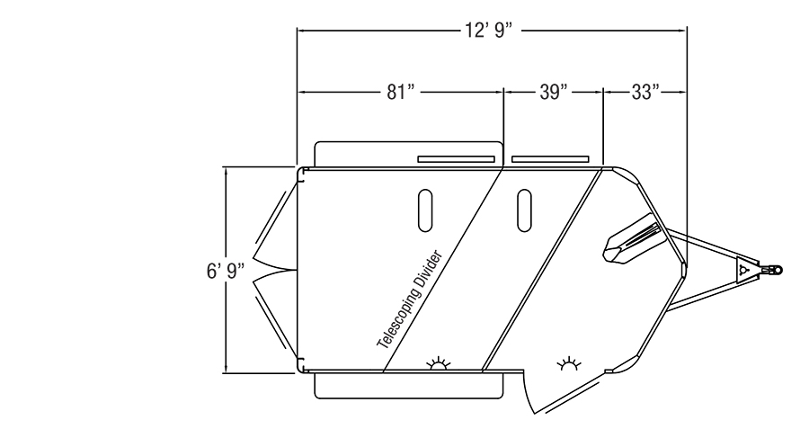 Sundowner Sportman Gooseneck Trailer Floorplan