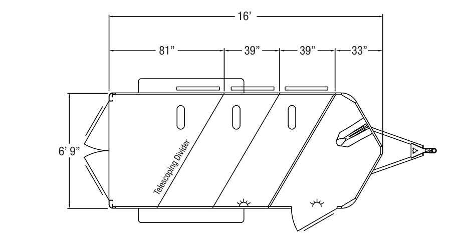 Sundowner Sportman Gooseneck Trailer Floorplan