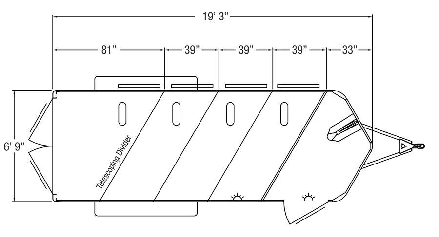 Sundowner Sportman Gooseneck Trailer Floorplan