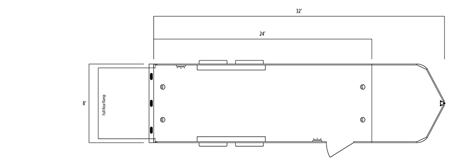 Sundowner Cargo Gooseneck Trailer Floorplan