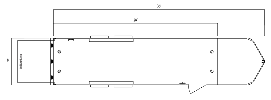 Sundowner Cargo Gooseneck Trailer Floorplan