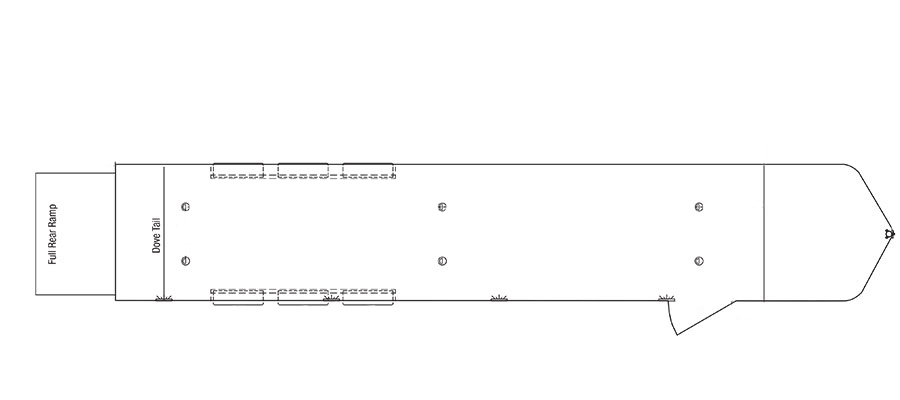 Sundowner Sportman Bumper Pull Trailer Floorplan